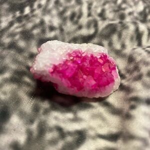 Pink and White Crystal Geode
